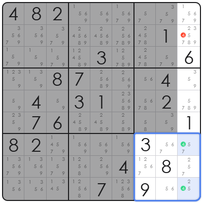 hidden pair sudoku